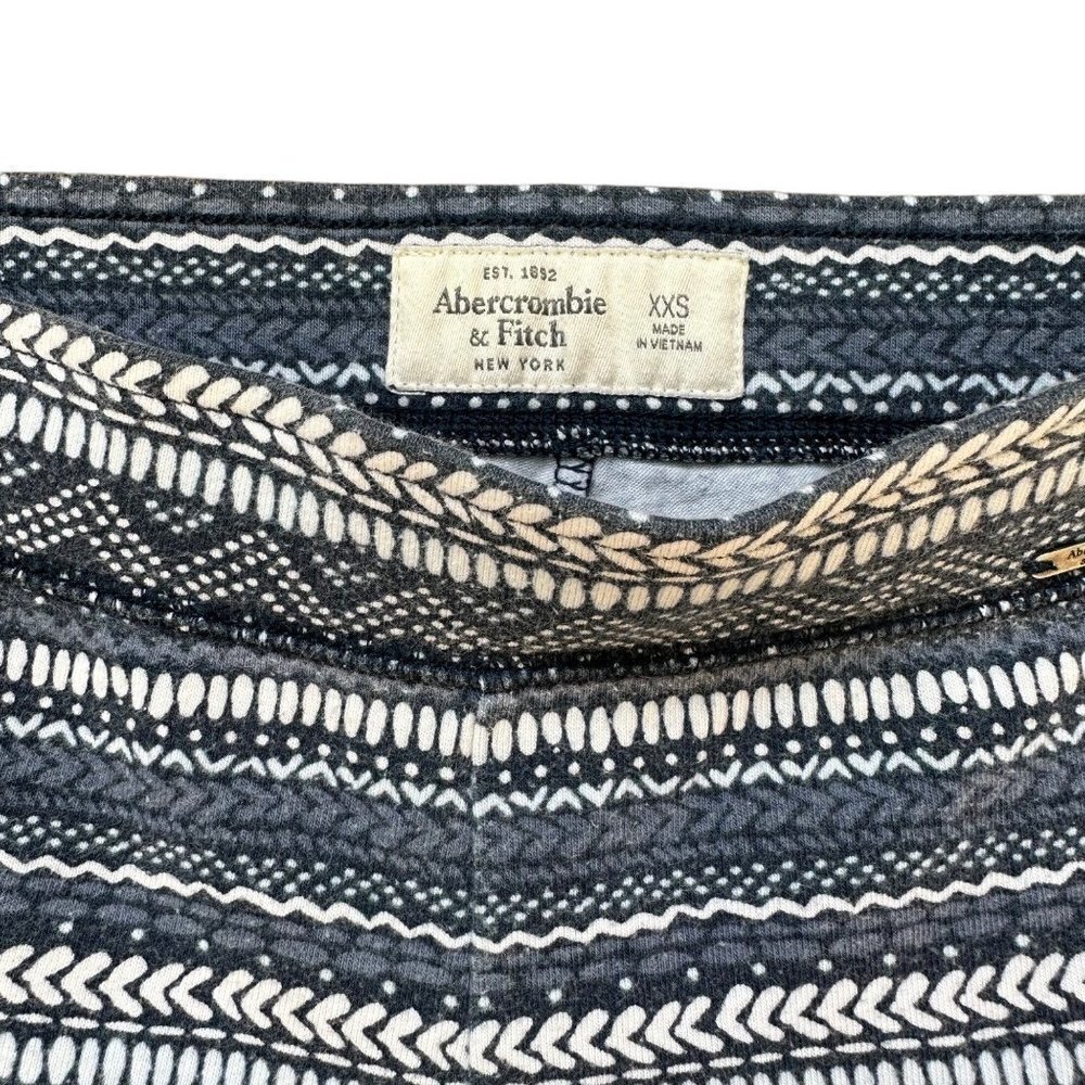 Abercrombie & Fitch Blue Cozy Striped Pajama Lounge Leggings Size XXS - Picture 5 of 6